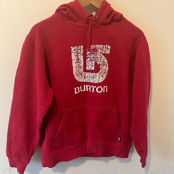 BURTON | Youth Boys Sweatshirt Hoodie Red Size Small - Picture 1 of 8